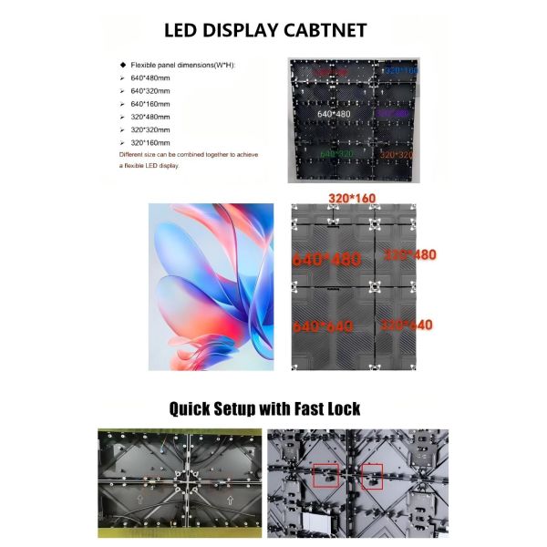 Indoor led display screen P1.86 Full Color Led Screen