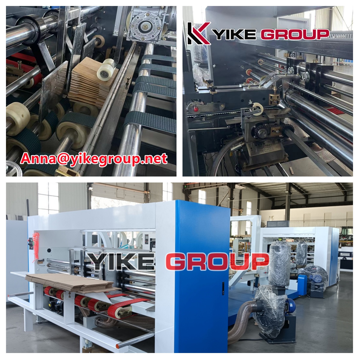YK-1224 Automatic Corrugated Box Folding Gluing Machine