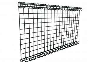 China HGMT Square Post Galvanized Double Loop Wire Fencing on sale