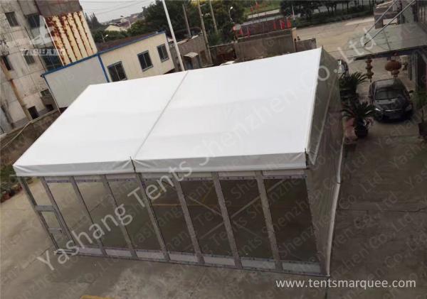 Quality Small Transparent Glass Wall Custom Event Tents , Corporate Event Tent for sale
