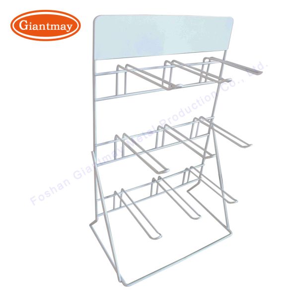 Rotating Metal Key Chain Table Top Metal Display Racks