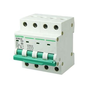 Buy cheap SCB8-63 400V 4Pole 32A IEC TUV AC MCB Switch product