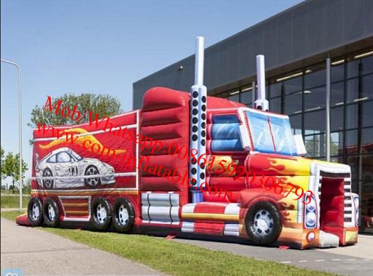 Buy cheap Wholesale Outdoor Inflatable Truck Obstacle Course Challenge product