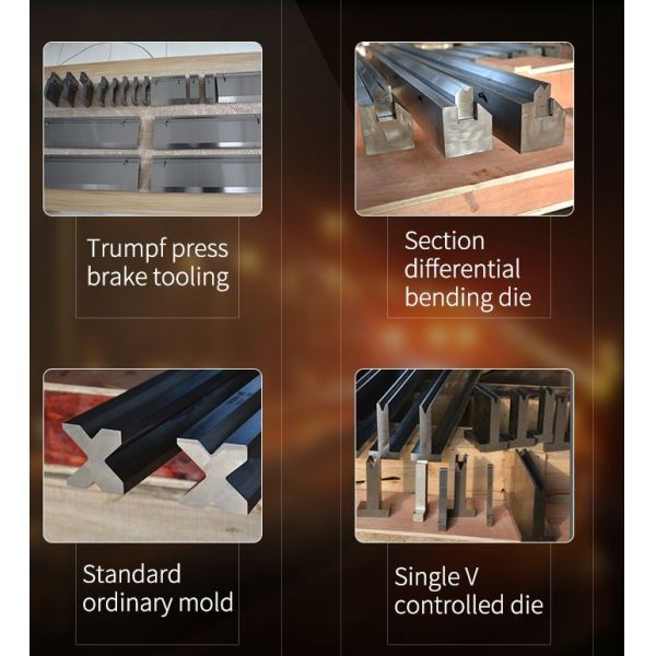 125ton Press Brake Toolings American Precision up Punching & bottom Die In 415 Segment