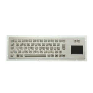 Buy cheap IP65 Stainless Steel Keyboard , Kiosk Metal Keyboard With Touch Pad product