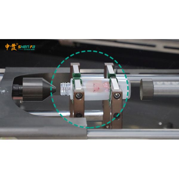 Irregular Bottles Screen Printing Machine With CCD Vision Orientation And Inspect Device
