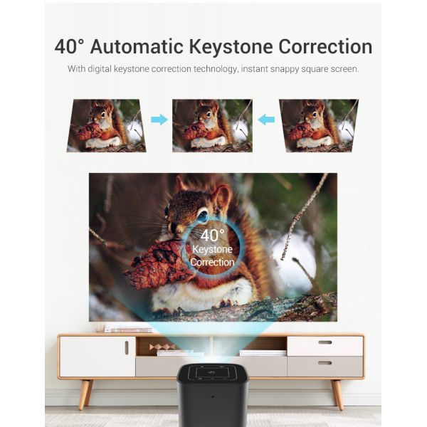 Mini Smart Projector 4K Phone Portable Pico Cube LED DLP Android Wireless Factory Supply Movie Short Throw Projectors