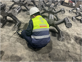 Welded Complete Anode Stem Aluminium Rod Tirmetallic Clads Transition Joint