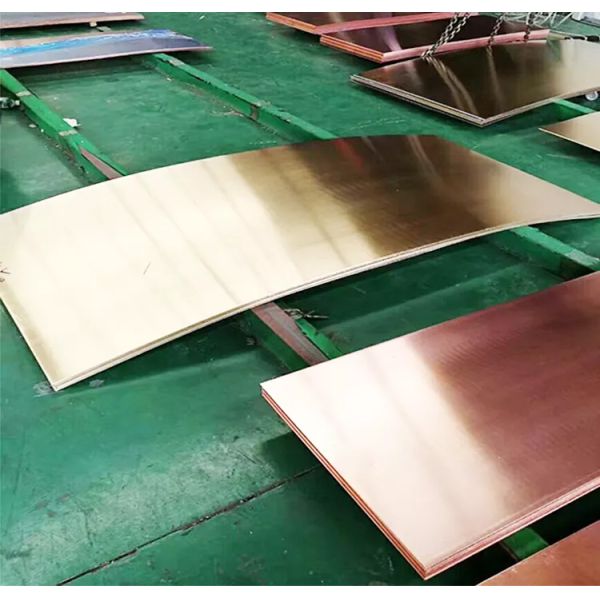 1.5 Mm Copper Sheet C26800 C27200 Shiny Metal Brass Sheet For Hardware