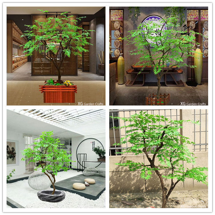 Fire Proof Artificial Maple Tree For Outdoor Yard Decoration No Termite
