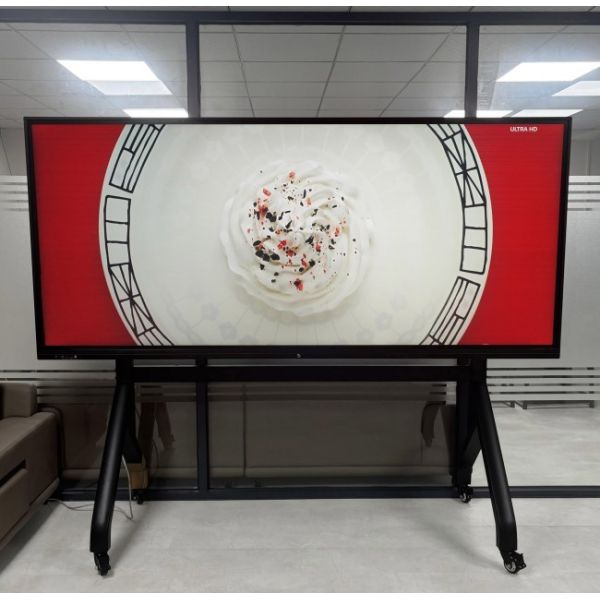 105'' interactive flat panel display, 5K UHD 21:9 Ultra Wide Interactive Whiteboard Display, All-in-One Electronic Digital Whiteboard for Office and