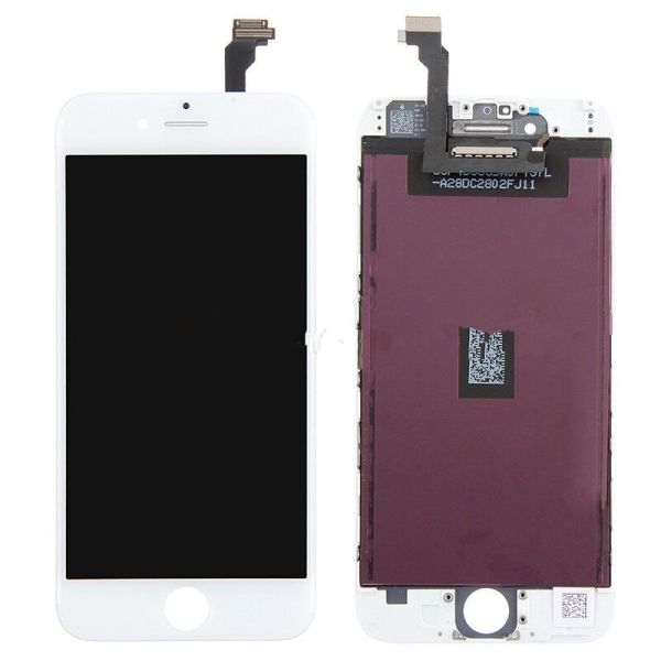 White LCD iPhone 6 4.7 Touch Screen Assembly - Grade A