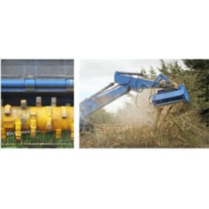 Stable Running Hydraulic Trencher Rail Attachments Quick Running Speed