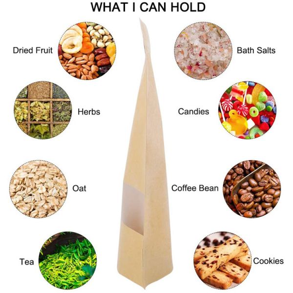 Matte Window k Packaging Bags , 25-2500g Frosted k Bag
