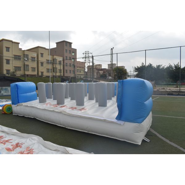 Inflatable obsatcle course for kids 70m length colorful inflatable obstacle course commercial inflatable obstacle course