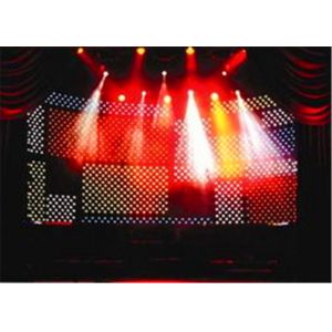Buy cheap Lightweight Slim IP68 RGB P10mm LED Curtain Screen Rental 500X1000mm product