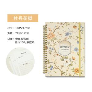 China Spiral Binding Hardcover Custom Journal Notebook in with Hardcover Cover on sale