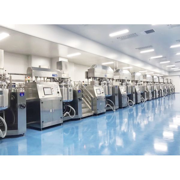 5000L Face Cream Vacuum Making Machine Stator Homogenizer Emulsifying Mixer