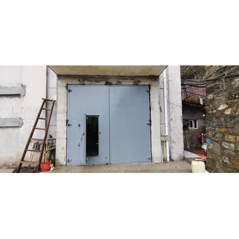 High Waterproof Cutting Process Stainless Steel Flood Door