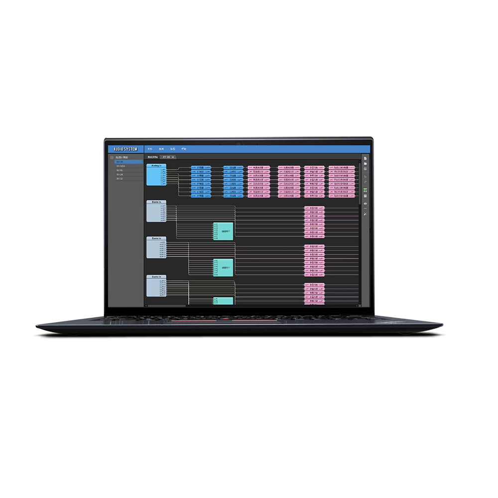 Professional High End Dante Audio Matrix DSP With 32 Channel / 64channel