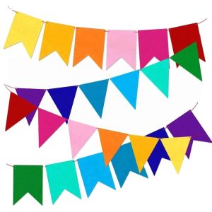 Buy cheap Custom Flags 68D/100D Polyester Custom Mini Triangle String Flags product