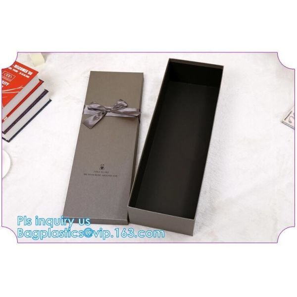 New product custom handmade small luxury wedding paper jewellery white gift box with ribbon closure,Silk Customised Pock