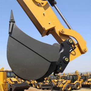 10500KG Construction Backhoe Loader Excavator With Heavy Duty Axles