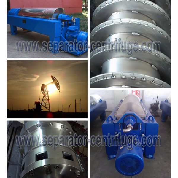 Solid Control Horizontal Structure Drilling Mud Centrifuge with Large Volume