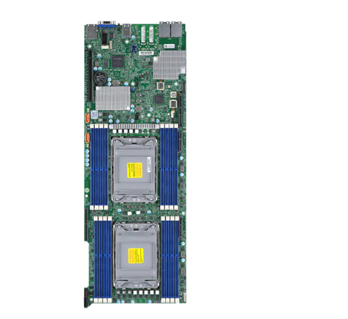 2U 2 Node BigTwin Supermicro Storage Server SYS-620BT-DNTR With 6 3.5" NVMe/SATA Bays Per Node