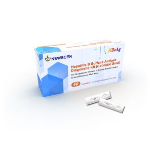 Buy cheap Colloidal Gold 100ul Plasma 98% HBsAg Diagnostic Kit product