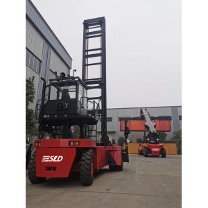 Empty container handler forklift truck