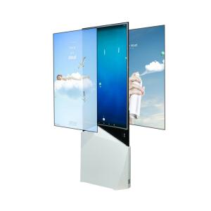 Buy cheap White Double Sided LCD Screen 55inch OLED Stand Alone Digital Signage product