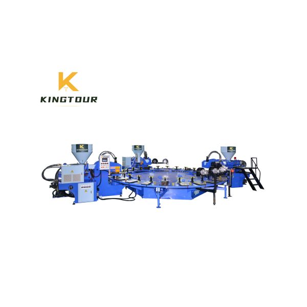 Rotary Sole Injection Moulding Machine 18500W PVC Sole Making Machine KT-666