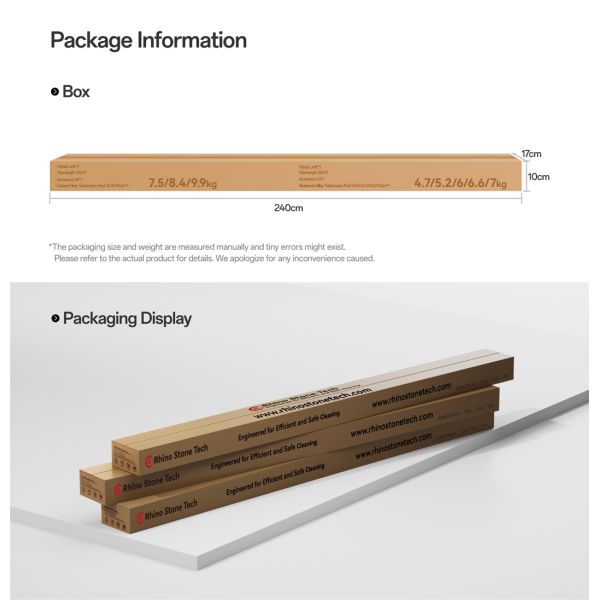 Window Cleaning Poles Water Fed Solar Panel Washing Brush Cleaning Tool