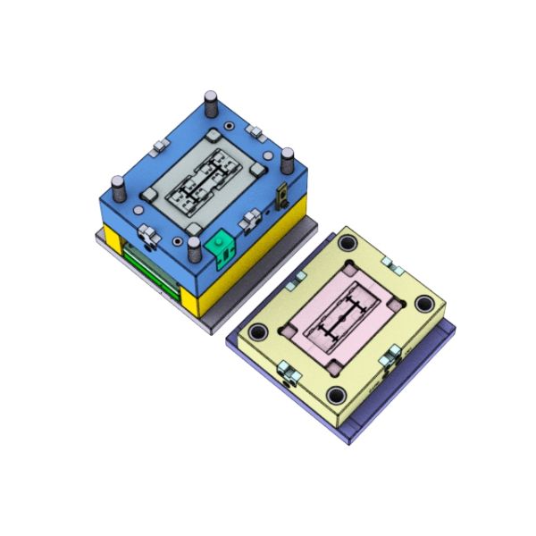 Transparent spk bracket (1*8) / Cold runner / Two-plates mold No.24319