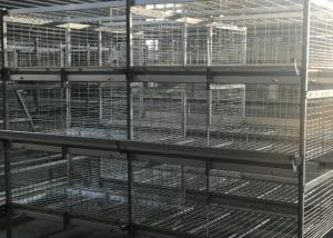 China Professional 4 Tiers Poultry Breeding Cages High Labor Production Efficiency on sale