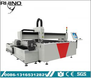 China Dual - Use Fiber Laser Cutting Machine With Rotary Attachment CE / ISO / FDA Approved on sale