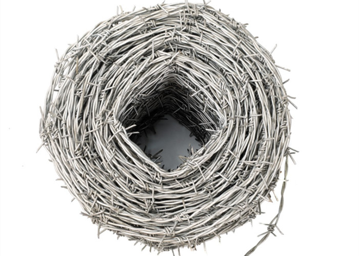 Buy cheap HBGB 6 Inch 2.6mm Galvanized Barbed Wire Reverse Twist product