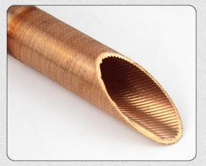 China Low Fin Inner Grooved Copper Tube for Air Conditioning fintubes Fin Copper Tube Fin Heating Tube on sale