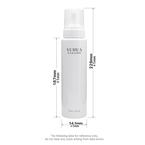 350ml Plastic Foam Pump Bottle Customized Color Hot Stamping