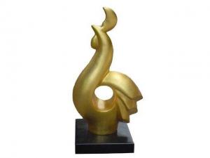 Buy cheap Hotel Showcases Abstract Bronze Sculpture , Decorated Copper Animal Sculpture product