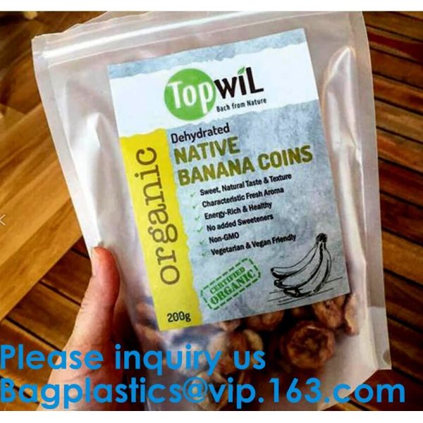 Stand Up k Logo Printed Kraft Craft Paper Bags Food Grade Stand Up Zipper Frozen Pouch Bag Bagease Bagplastics