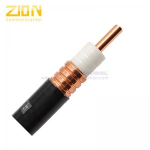 China 7/8 Low Loss RF Annular Corrugated Copper Tube Corrugated 50 ohm coaxial cable on sale