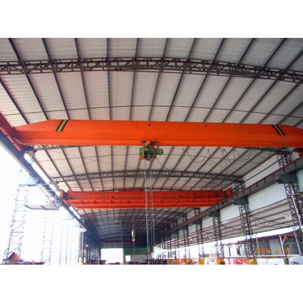 Single Speed Beam Wire Rope Hoist Overhead Crane Workshop Operation