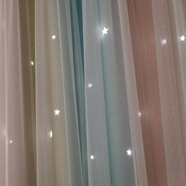 Hotel 100% Polyester Curtain Fabric Plain Luxury Home Textile