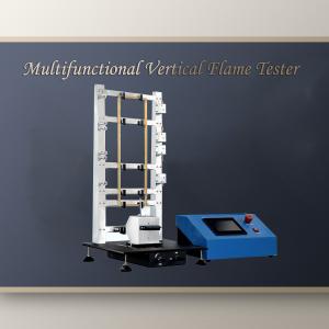 China Multifunctional Vertical Flammability Tester Machine ISO 6940 PLC Control on sale