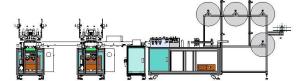 Buy cheap Low Noise Pollution Mask Making Machine Computer PLC Programming Control product