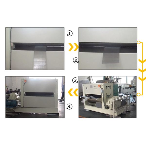 Max mesh width 1200mm mesh flattening machine Air Filter Making Machine
