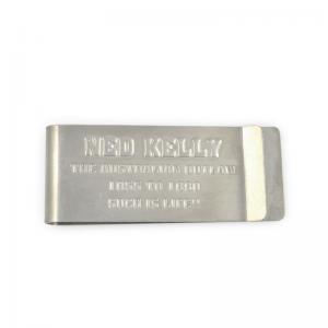 Buy cheap Promotional Metal stainless steel wallet money clip Metal logo customized product