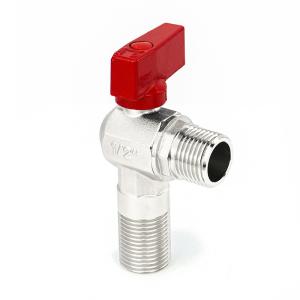 Buy cheap Forged Water Ball Angle Valve Brass 5 years Warranty product